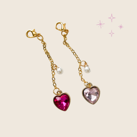 NAUGHTY OR NICE HEARTS - PLANNER CHARM