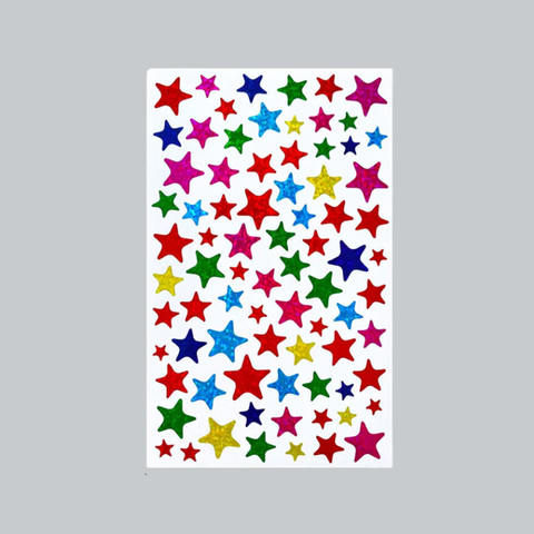 90s Stickers - Holographic Mixed Stars