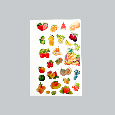 90s Stickers - Foiled Fruits